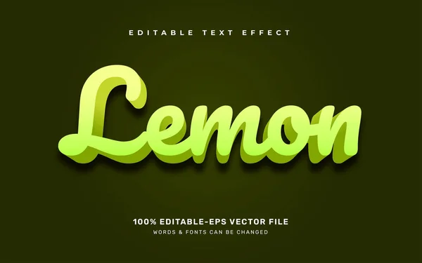 Дизайн Лимонного Тексту — стоковий вектор