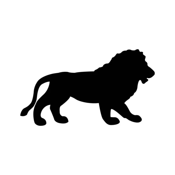 狮子矢量图标 狮子轮廓设计 — 图库矢量图片