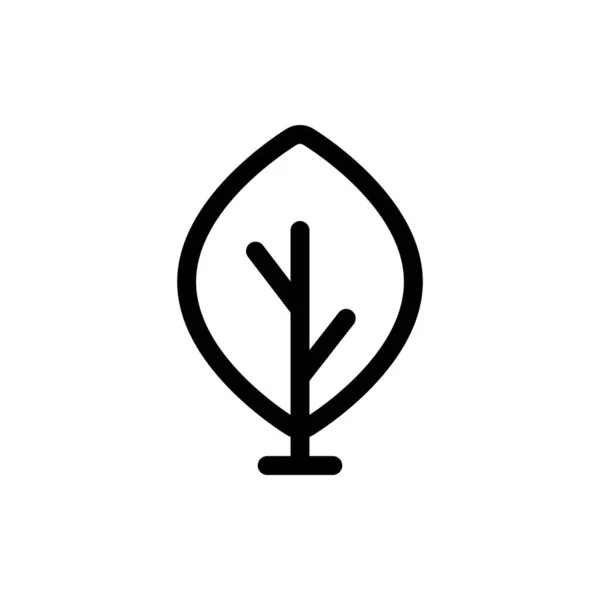 Векторні Значки Дерева Дизайн Силуету Дерева — стоковий вектор