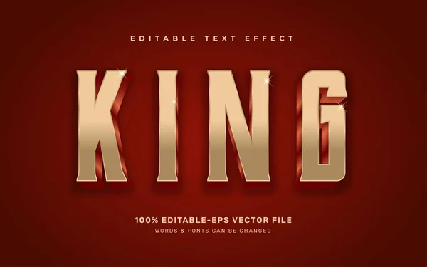 Altın kral metin efekti