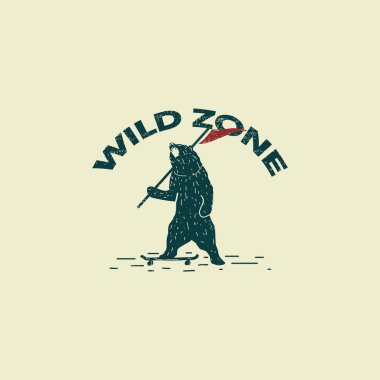 Grafik t-shirt tasarımı, t-shirt için vektör illüstrasyonu