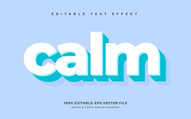 Düzenlenebilir metin efekti şablonu