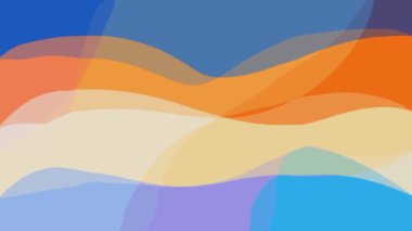 Soyut renkli video arkaplanı. Kusursuz döngü hareketi video arkaplanı