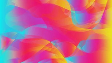 Soyut renkli video arkaplanı. Kusursuz döngü hareketi video arkaplanı
