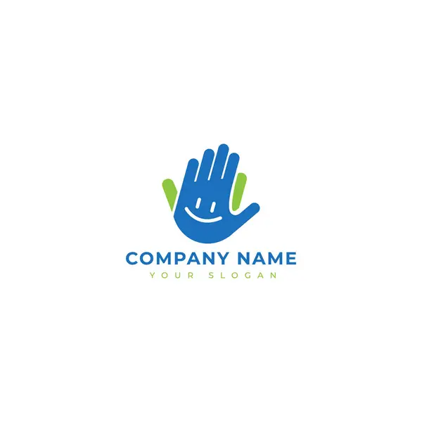 Kids Community Logo Vector Design Template — Stock Vector