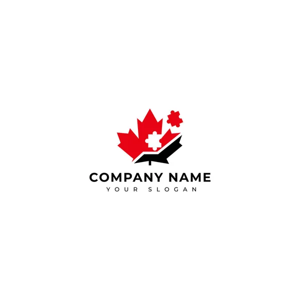 Maple Finance Logo Vector Design Template — Stock Vector
