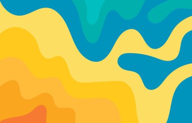 Renkli Groovy arkaplan tasarımı kavramı