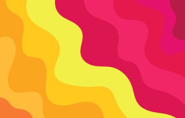 Renkli Groovy arkaplan tasarımı kavramı