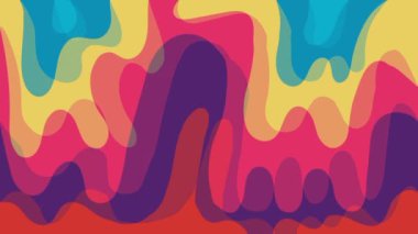 Soyut renkli, modaya uygun video arkaplanı. Kusursuz döngü hareketi video arkaplanı