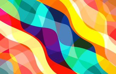 Renkli Groovy arkaplan tasarımı kavramı