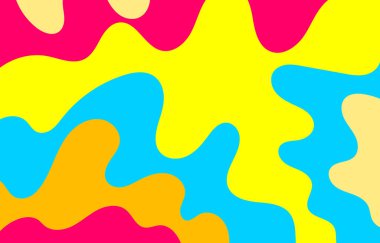 Renkli Groovy arkaplan tasarımı kavramı, soyut arkaplan