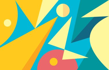 Renkli Groovy arkaplan tasarımı kavramı, soyut arkaplan