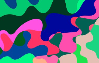 Renkli Groovy arkaplan tasarımı kavramı, soyut arkaplan