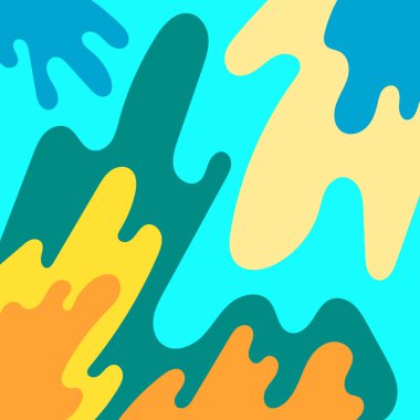 Renkli Groovy arkaplan tasarımı konsepti, soyut arka grup