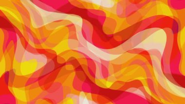 Soyut psychedelic groovy arkaplan canlandırma videosu