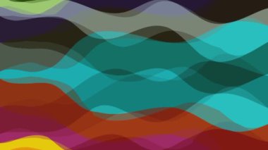 Soyut psychedelic groovy arkaplan canlandırma videosu