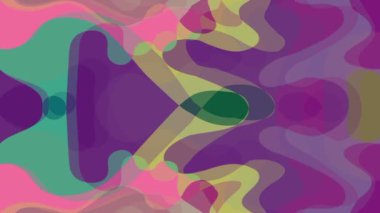 Soyut renkli, modaya uygun video arkaplanı. Kusursuz döngü hareketi video arkaplanı