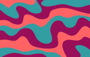 Renkli Groovy arkaplan tasarımı kavramı