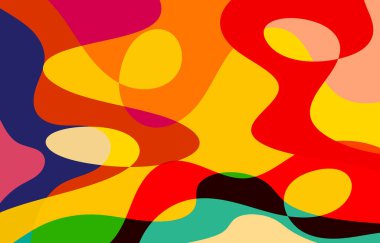 Renkli Soyut Harika arkaplan tasarımı