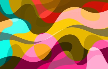 Renkli Soyut Harika arkaplan tasarımı