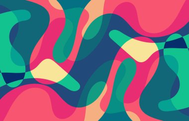 Renkli Soyut Harika arkaplan tasarımı