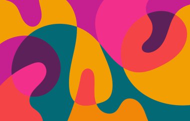 Renkli Soyut Harika arkaplan tasarımı