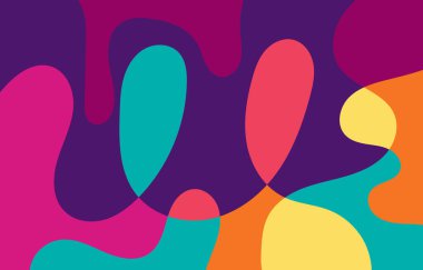 Renkli Soyut Harika arkaplan tasarımı