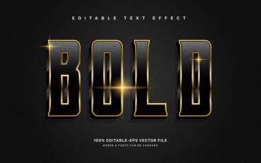 Altın Kalın Metin Efekti