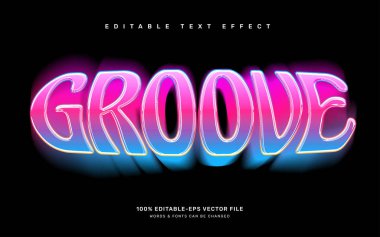 Harika krom düzenlenebilir metin efekti şablonu,