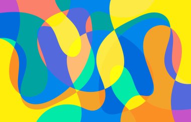 Renkli Soyut arkaplan tasarımı, vektör sanatı