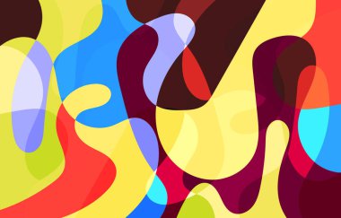 Renkli Soyut arkaplan tasarımı, vektör sanatı