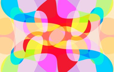 Renkli Soyut arkaplan tasarımı, vektör ar