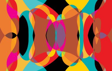 Renkli Soyut arkaplan tasarımı, vektör sanatı