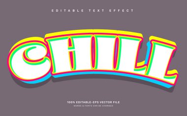 Düzenlenebilir harika metin efekti şablonu