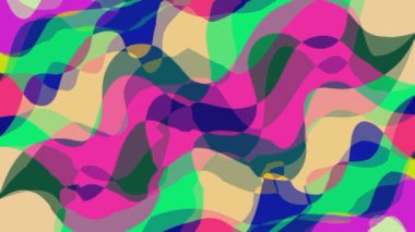 Renkli Soyut arkaplan canlandırma videosu