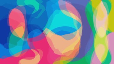 Renkli Soyut arkaplan canlandırma videosu