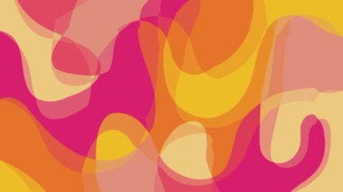 Renkli Soyut arkaplan canlandırma videosu