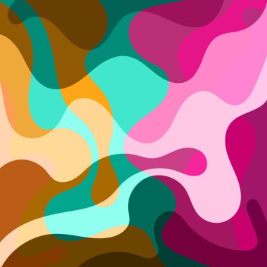 Renkli Soyut arkaplan tasarımı, vektör sanatı