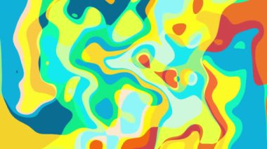 Renkli Soyut Canlandırma Arkaplanı