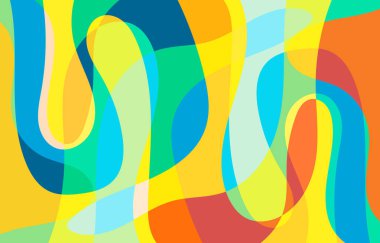 Renkli Soyut arkaplan tasarımı, vektör sanatı