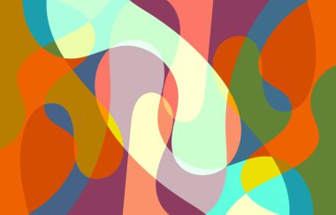 Renkli Soyut arkaplan tasarımı, vektör sanatı