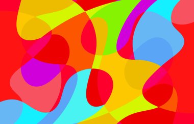 Renkli Soyut arkaplan tasarımı, vektör sanatı
