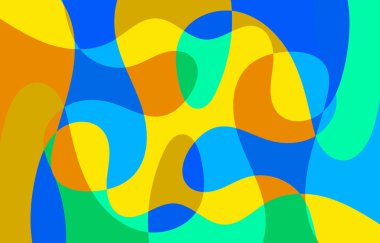 Renkli Soyut arkaplan tasarımı, vektör sanatı