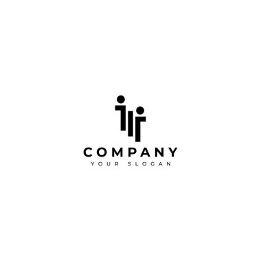 Modern Harf II logo vektör tasarım şablonu