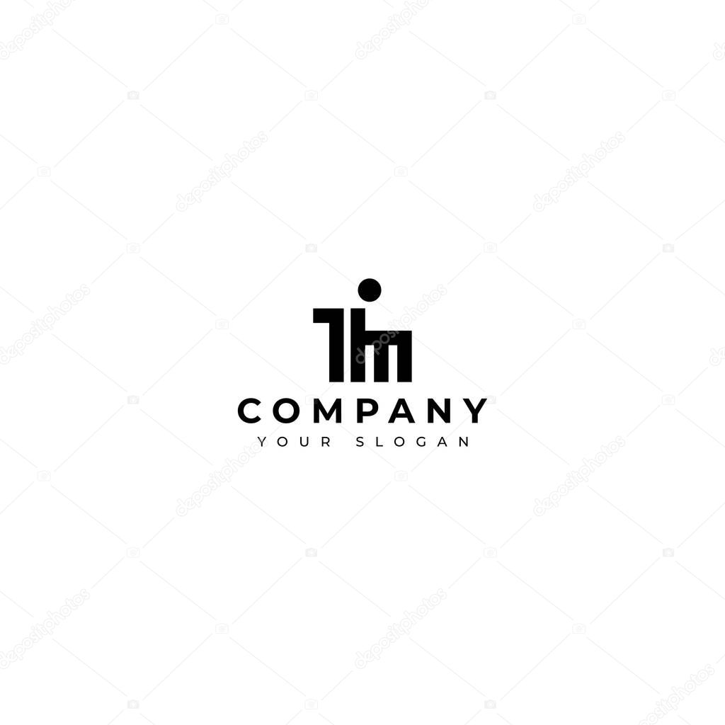 Modern Letter im logo vector design template