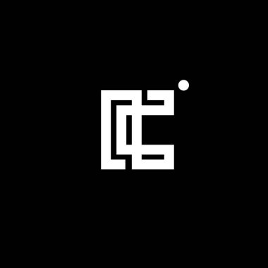 Modern Harf C logo vektör tasarım şablonu