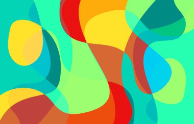 Renkli Soyut arkaplan tasarımı, vektör sanatı