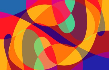 Renkli Soyut arkaplan tasarımı, vektör sanatı