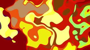 Renkli Soyut Arkaplan Canlandırma Videosu, Kusursuz Döngüsüz Döngülü Hareket Arkaplanı