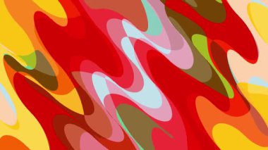 Renkli Soyut Arkaplan Canlandırması